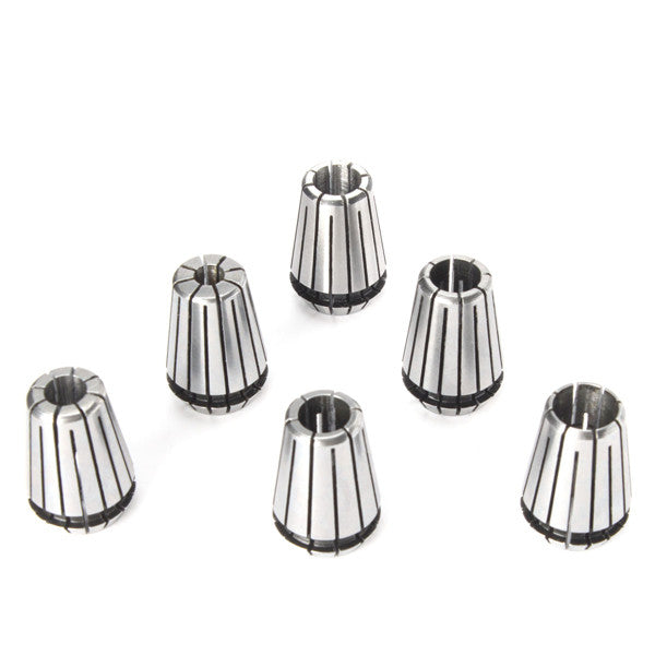 6pcs ER20 Chuck Collet 2mm to 12mm Spring Collet Set For CNC Milling Lathe Tool