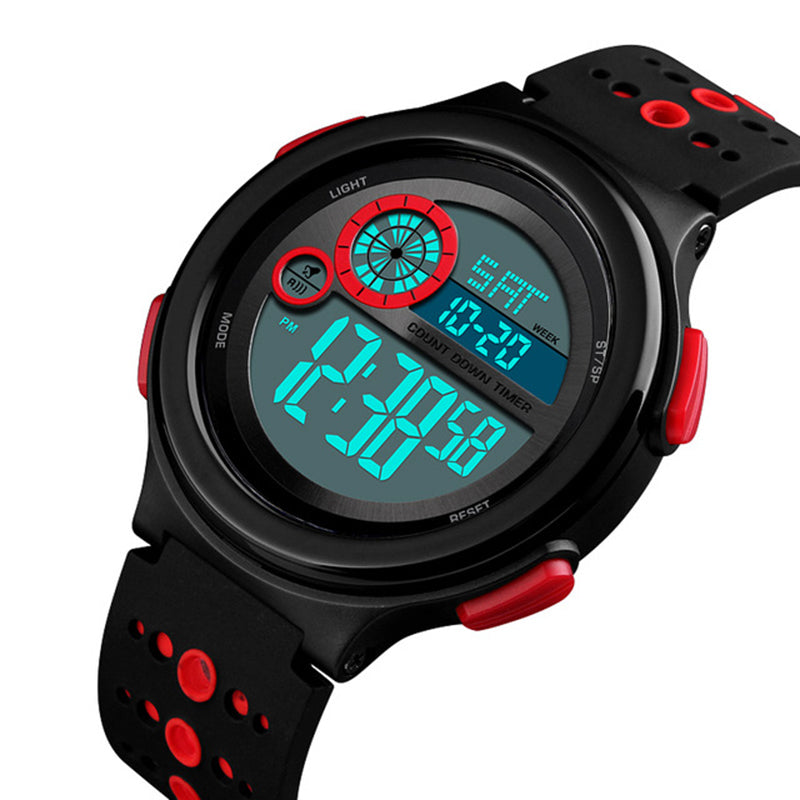 SKMEI 1374 Luminous Display 50M Waterproof Digital Watch Men Fashion Stopwatch Countdown Sport Watch