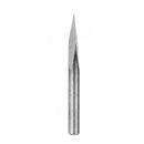 Drillpro 5pcs 4mm Shank 0.1mm Tip 15/20/30/45/60 Degree Tungsten Steel Engraving Bit CNC Tool