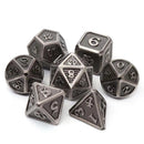 7 Pcs/Set Alloy Metal Dice Set Playing Game Poker Card Dungeons Dragons Party Board Game Toy
