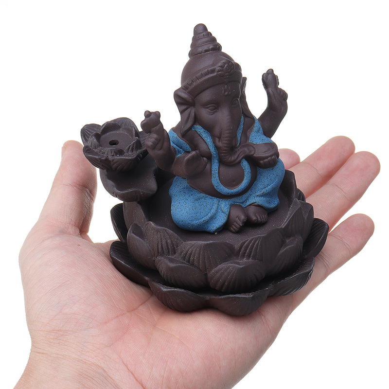 Southeast Asia Elephant Backflow Incense Ganesha Burner Incense Home Decorations