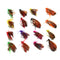 ZANLURE 32pcs Mixed Trout Flies Lure Fly Fishing Tackle with Box