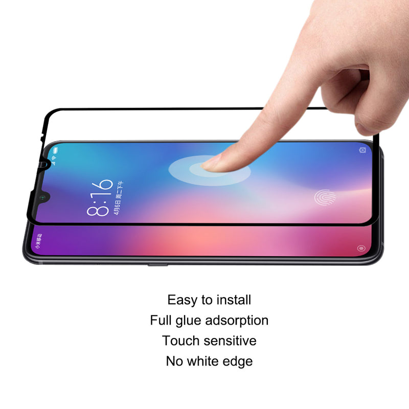 2PCS Enkay Anti-explosion HD Full Glue Adsorption Soft Tempered Glass Screen Protector for Xiaomi Mi9 Mi 9 / Xiaomi Mi9 Mi 9 Transparent Edition