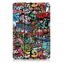 Tri-Fold Pringting Tablet Cover fr Samsung Galaxy Tab S5E SM-T720 SM-T725 Tablet - Doodle