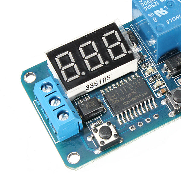 5Pcs Geekcreit DC 12V LED Display Digital Delay Timer Control Switch Module PLC