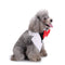 Formal Small Dog Tuxedo Bandana Collar with Bow Ties Adjustable Neckerchief for Wedding Party