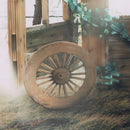 5x7FT Vinyl Wood Window Sunshine Photography Backdrop Background Studio Prop