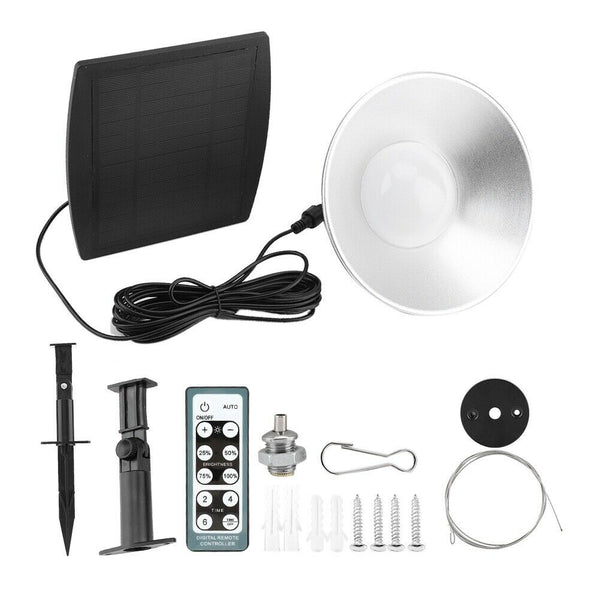 3W 28LED Remote Control Chandelier Adjustable LED Solar Power Hanging Light Outdoor