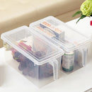 Refrigerator Storage Box Transparent Plastic Kitchen Eggs Cereal Storage Baskets