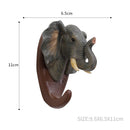 Honana DX-N1 Animal Head Hook Resin Craft 3D Animal Mural Wall Decorative Ornament Hanger