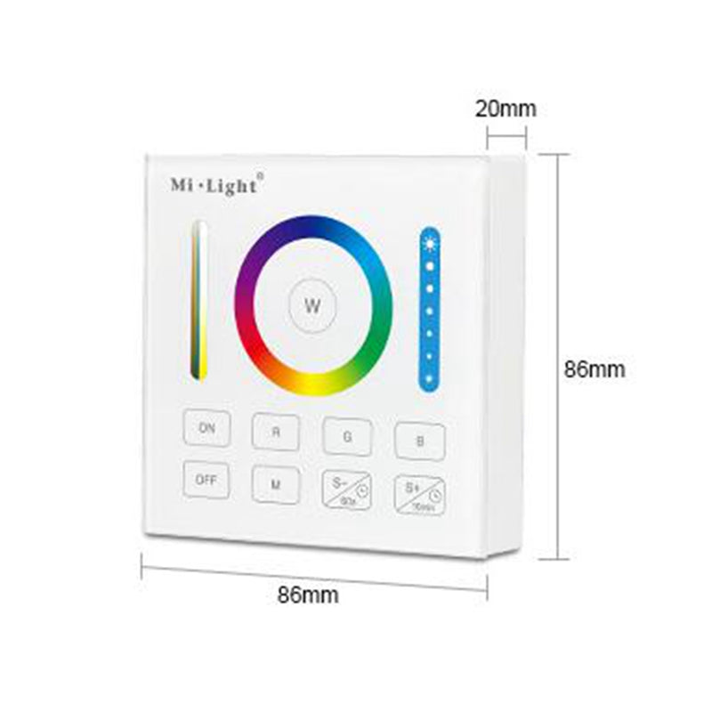 Milight B0 Touch Smart Panel Dimmer Controller Work With RGB CCT RGBW LED Strip Light Bulb