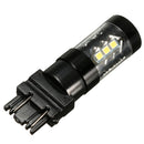 7W 6000K White LED Reverse Turn Signal Light Back Up Fog Lamp 3157 3535 16SMD