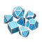 Solid Metal Polyhedral Dices Antique Color Role Playing RPG Gadget 7 Dice Set With Bag