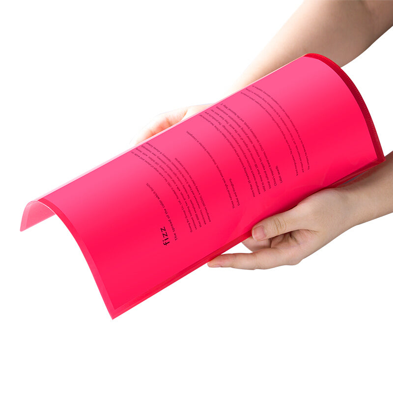 Fizz FZ103004 A4 L-shape Transparent File Folder Documents Holder File Pockets Students Test Exam Paper Container Office School Supplies from Xiaomi Youpin