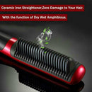 Quick Heated Beard Straightener Brush Multifunctional Hair Comb Curling Show