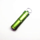 IPRee Outdoor EDC Mini Waterproof Pill Storage Tank Aluminum Case Waterproof Sealed Canister Keychain Camping Emergency