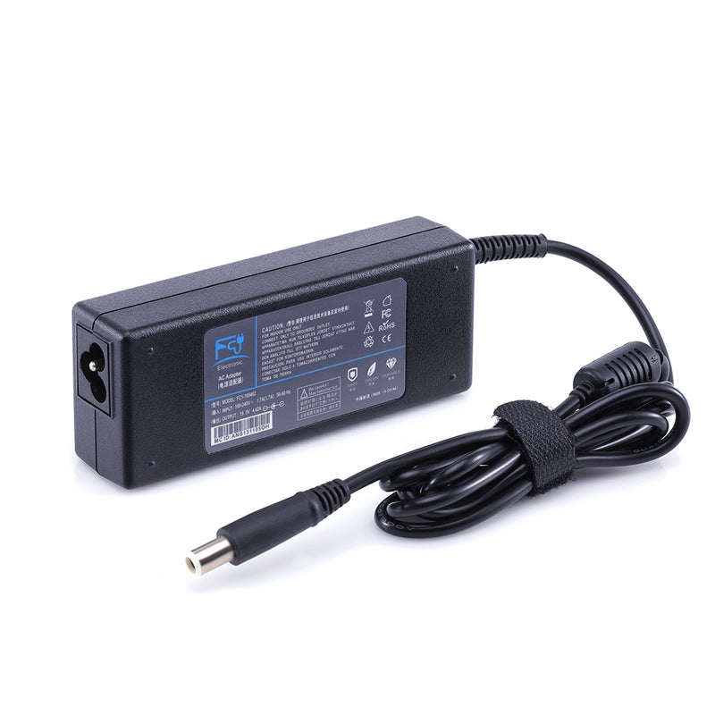 19.5V 90W 4.62A Interface 7.4*5.0 Laptop Power Adapter Charger for DELL Add the AC line