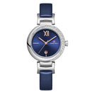 NAVIFORCE 5007 Crystal Casual Style Date Display Women Watch Leather Strap Quartz Watch