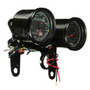 Motorcycle LED Backlight Odometer Speedometer Tachometer Gauge with Bracket