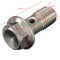 10mm M10x1.25 Chrome Banjo Bolt Brake Caliper Master Cylinder Fitting