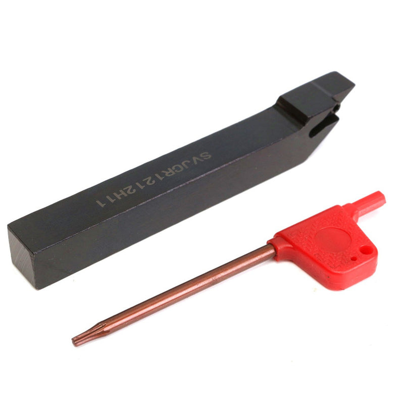 SVJCR1212H11 12x100mm Lathe Turning Tool Holder with Wrench for VCMT110304 VCGT11T304