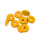 10Pcs M6 Manual Knurled Thumb Aluminum Alloy Screw Nut Spacer Flat Washer