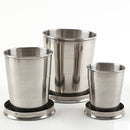 Stainless Steel Collapsible Folding Cup Traveling Outdoor Portable Drinking Cup
