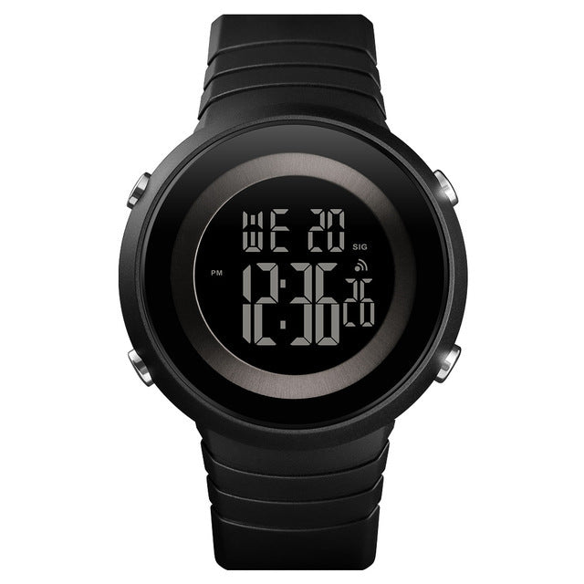 SKMEI 1507 5ATM Waterproof Stopwatch Alarm Outdoor Sports Digital Watch Men Watch