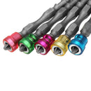 Broppe 5pcs Double Head 65mm S2 Alloy PH2 Phillips Magnetic Screwdriver Bits 1/4 Inch Hex Shank
