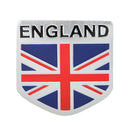 Aluminum England UK Flag Shield Emblem Badge Car Sticker Decal Decor Universal For Truck Auto