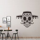 Miico FX3038 Halloween Sticker Cartoon Wall Stciker Skull Pattern Removable Stciker Room Decoration