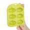 QUANGE LS010102 Home Kitchen Ice Cube Tray Little Whale Shape Ice Mold 6 Hole Food Grade Pudding Mold