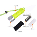 Elfeland  T6 2000LM Waterproof Diving LED Flashlight 18650/AAA