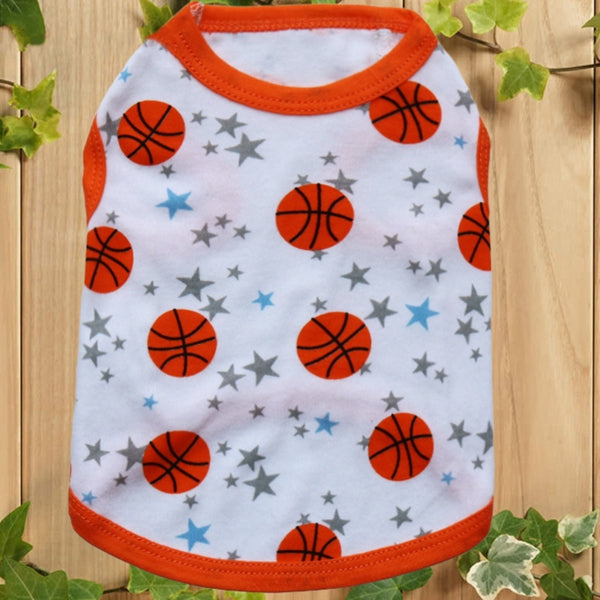 Pet Dog Cotton Sport  Spirit Clothes Cute Small Dog Clothes Teddy Pet T Shirt Vest