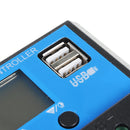 10W 12V/5V USB Solar Panel Power System Battery Charger Generator LED Light Bulb W/ 10A Controller