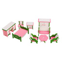 Dollhouse Play Set Wooden Furniture Miniature Accessories Children's DIY Blocks Decorations