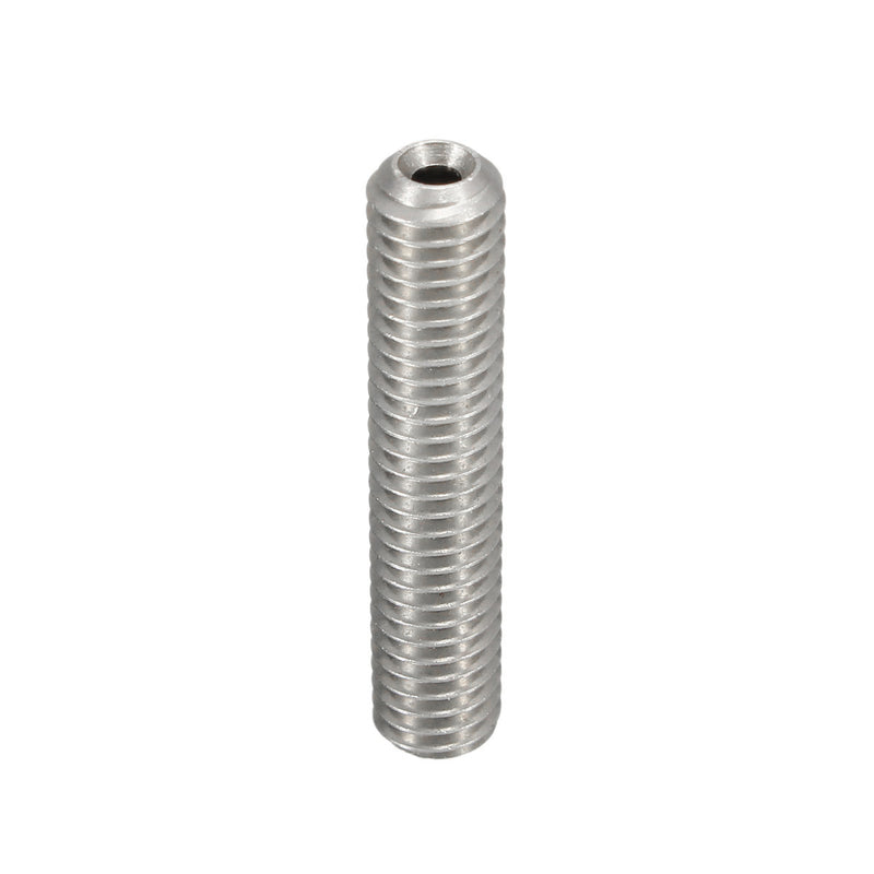 10PCS M6X30 1.75mm Thread Nozzle Throat With Teflon For 3D Printer Extruder Accessory