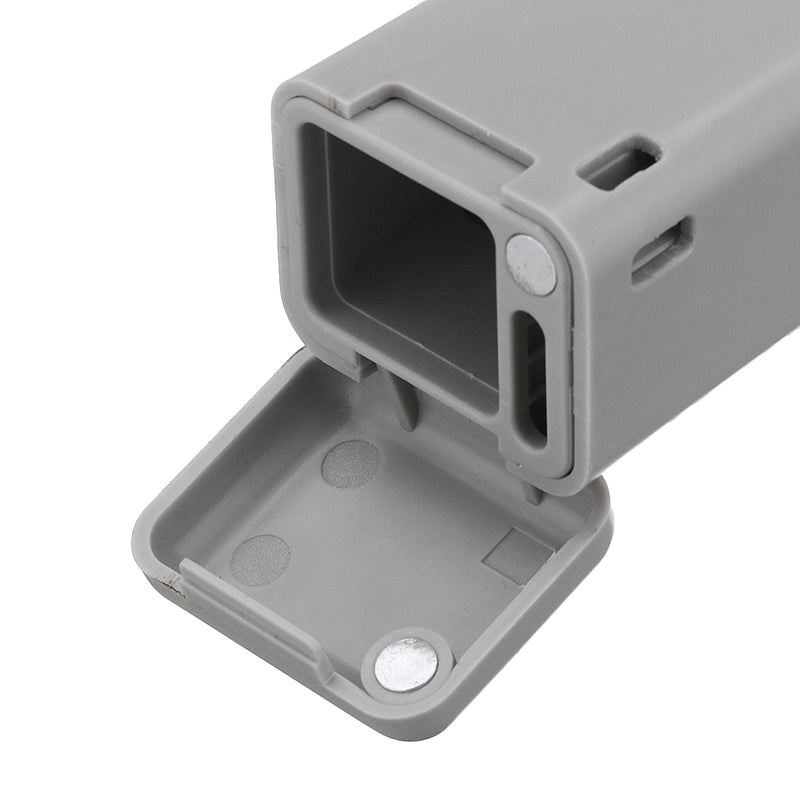 Stainless Steel Collapsible Reusable Straw Portable Folding Straw w/ Case Holder Silicone Tips