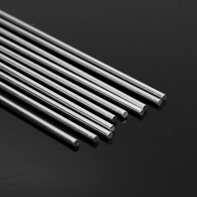 10pcs 450mm Aluminum Alloy Silver Welding Rods Tools For Cracks Polish Paint