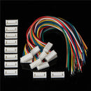 Excellway 6S1P 10pcs 6S1P Balance Charger Cable Wire Connector Male/Female Plug
