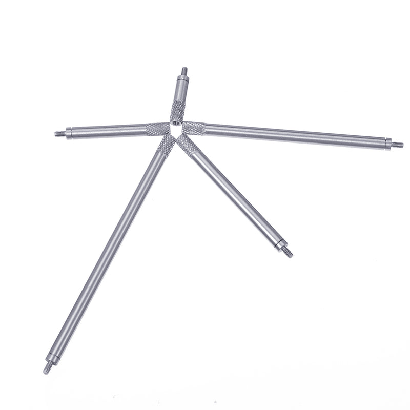 5 Pcs Dial Digital Indicator Depth Gauge Tool Interchangeable Extension Rod M2.5 20 40 60 80 100mm