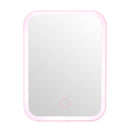 LED Touch Screen Makeup Mirror Desktop Cosmetics Lighting Mirrors USB Adjustable