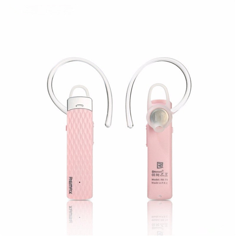 Remax RB-T9 bluetooth 4.1 Wireless Single Earphone Hifi Handsfree Business Headphone With Mic Support