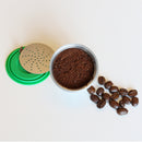Reusable Stainless Steel Refillable Coffee Capsule Cup Coffee Tamper Compatible for Nespresso/Dolce Machine