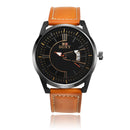 SOXY 0100 Ultra Thin Fashion Style Men Watch Leather Strap Quartz Wristwatches