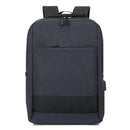 FLAME HORSE Laptop Bag Multifunctional Waterproof Bucket Bag Pure Color Large Capacity Easy Travel USB Charging Bag