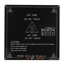 FLSUN 12V 100W 220*220*3mm Aluminum Thermal Heated Bed Hotbed For 3D Printer