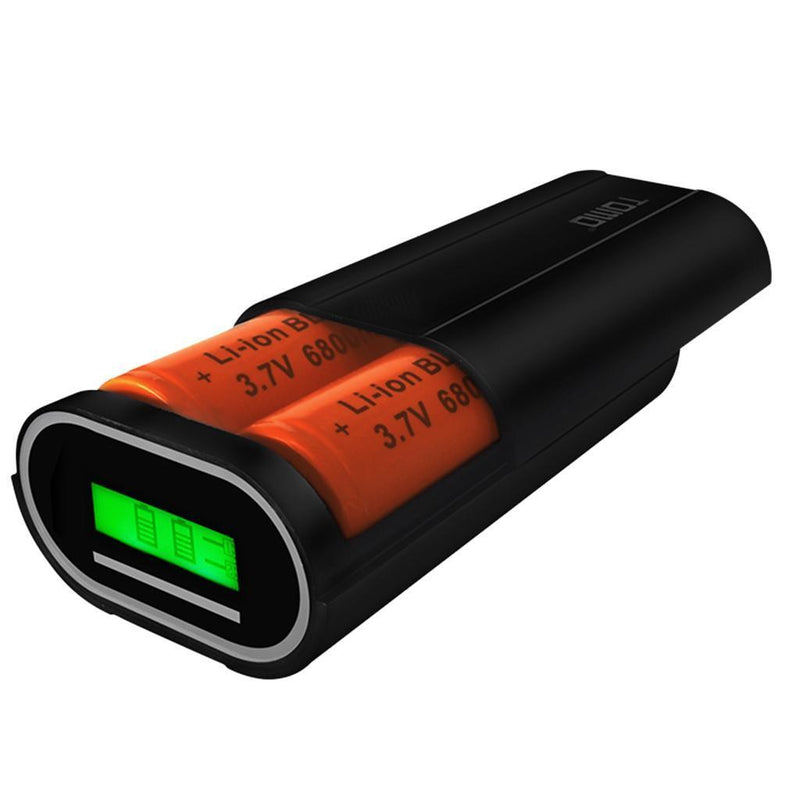 TOMO D2 2 x 26650 Li-ion Battery Power Bank Case Kit Battery Charger DIY Box for Mobile Phone