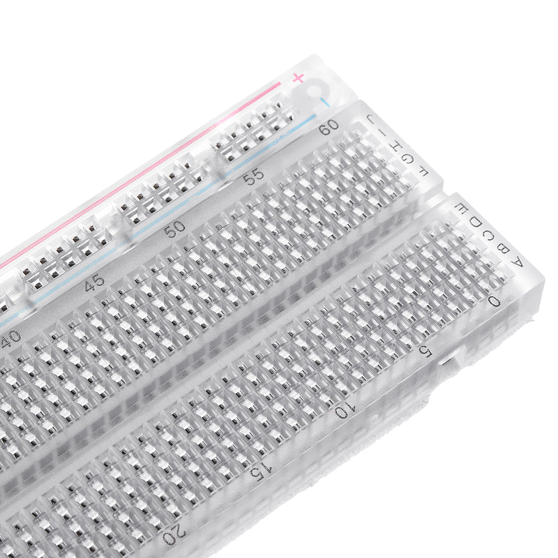 10pcs 730 Holes Transparent Breadboard Protoboard DIY Kit Universal PCB Circuit Board Solderless