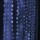 3M*3M USB 300 LED Curtain String Light With 10 Hooks for Outdoor Festival Decor Christmas Wedding DC5V